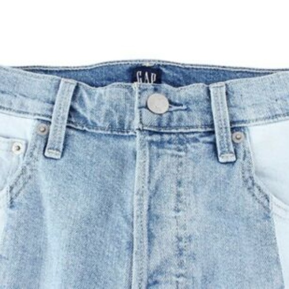 Super High Rise Straight Grop Light Indigo Gap - Picture 5 of 8